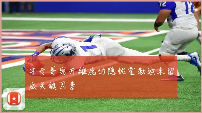 字母哥离开雄鹿的隐忧霍勒迪未留成关键因素